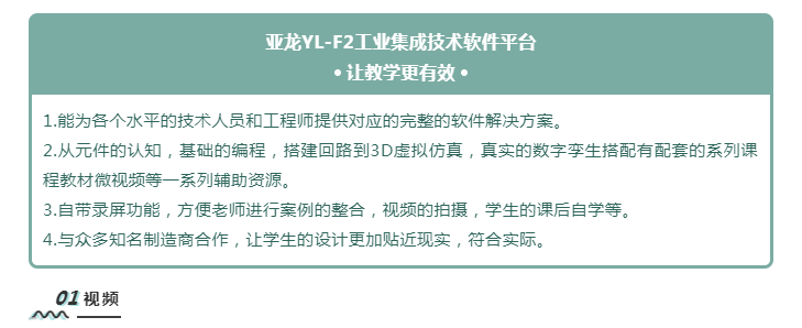 產品聚焦  亞龍YL-F2工業集成技術軟件平臺