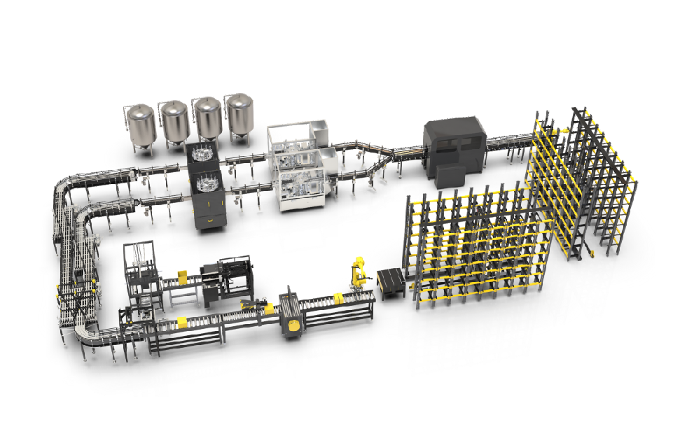 啤酒智能制造生產線（流程制造）